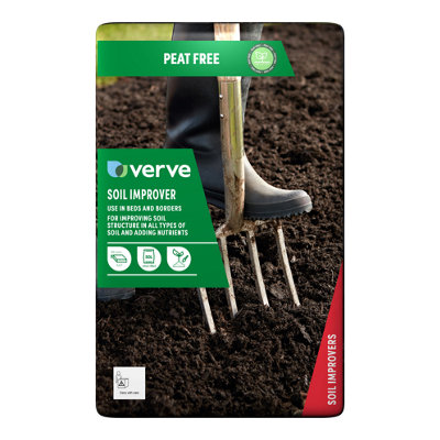 Verve Peat-Free Soil Improver 50L from B&Q