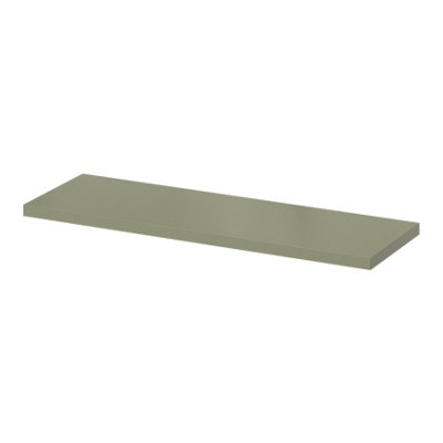 GoodHome Rigga Modular Tea Green Timber Rectangular Floating Shelf (L)60Cm X (D)19Cm from B&Q