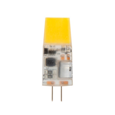 Jacobsen G4 1.5W 180Lm 300° Clear Capsule Warm White Led Cob Light BulbPack Of 2 from B&Q