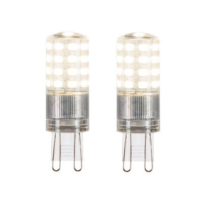 Jacobsen G9 4W 470Lm 300° Clear Capsule Neutral White Led Dimmable Led Light BulbPack Of 2 from B&Q