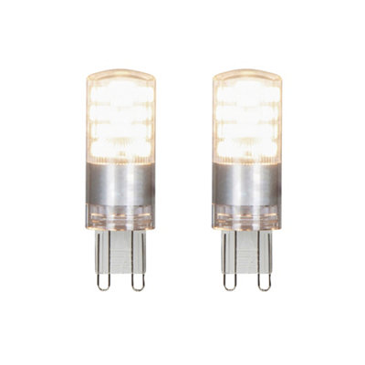 Jacobsen G9 2.6W Warm White Led Light BulbPack Of 2 from B&Q