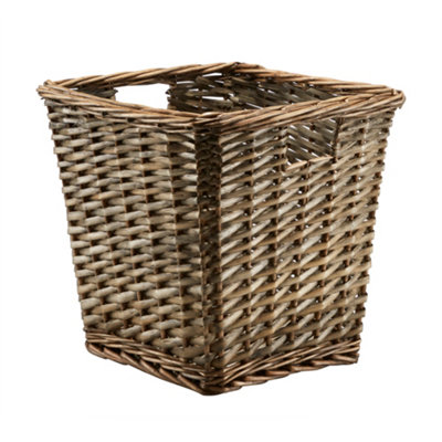 GoodHome Mixxit Natural Willow Foldable Storage Basket (H)30Cm (W)30Cm (D)30Cm from B&Q