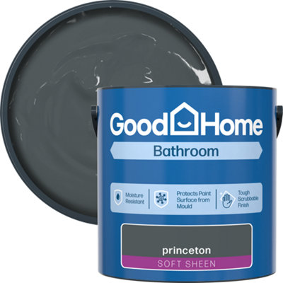 B&Q -  Bathroom Princeton Soft Sheen Wall & Ceiling Emulsion Paint2.5L