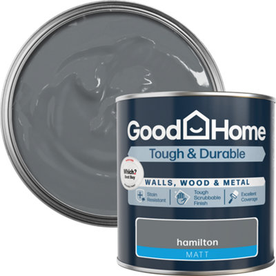 B&Q -  Tough & Durable Hamilton Matt Multi-Surface Paint1L