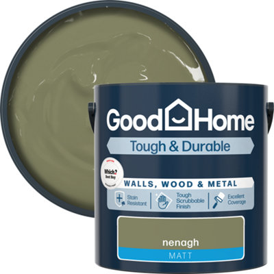 B&Q -  Tough & Durable Nenagh Matt Multi-Surface Paint2.5L