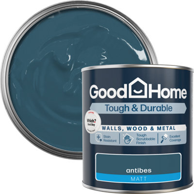 B&Q -  Tough & Durable Antibes Matt Multi-Surface Paint1L