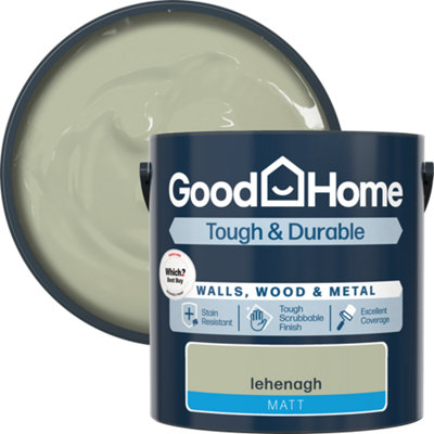 B&Q -  Tough & Durable Lehenagh Matt Multi-Surface Paint2.5L