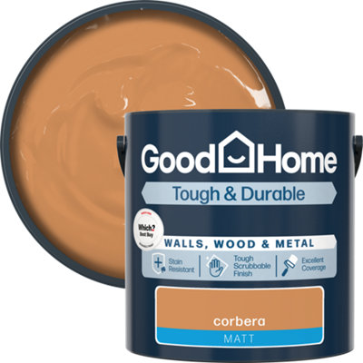 B&Q -  Tough & Durable Corbera Matt Multi-Surface Paint2.5L