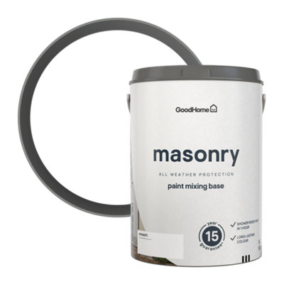 GoodHome Exterior Masonry Matt PaintBase A5L from B&Q