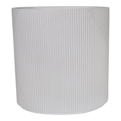 Verve White Terracotta Plant Pot (Dia) 19Cm(H)19Cm from B&Q