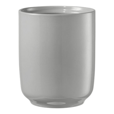Verve White Orchid Ceramic Plant Pot (Dia) 15Cm(H)15Cm from B&Q
