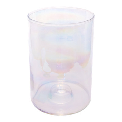 Verve Clear Glass Plant Pot (Dia) 12.5Cm(H)18Cm from B&Q