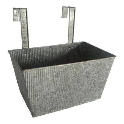 Verve Rectangular Metal Trough 4L (W)20Cm from B&Q