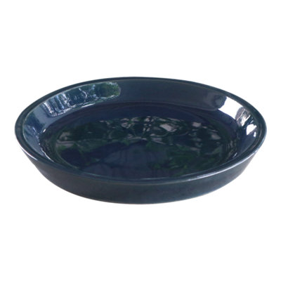 Verve Heritage Navy Pot Saucer (Dia)29Cm from B&Q