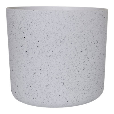 Verve White Recycled Plastic Plant Pot (Dia) 25Cm(H)23Cm from B&Q