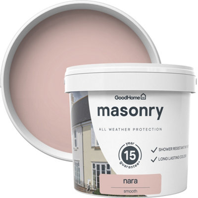 GoodHome Nara Smooth Matt Masonry Paint5L Tub from B&Q