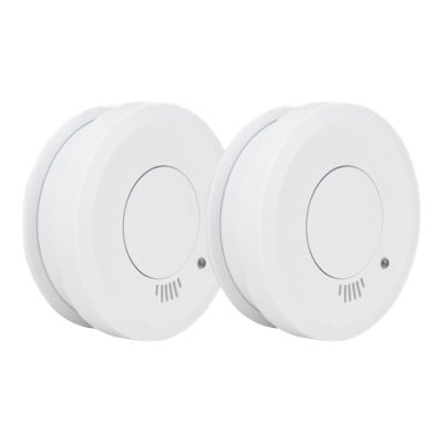 Smith & Locke Kd-129H Standalone Optical Smoke Alarm With Replaceable BatteryPack Of 2 from B&Q