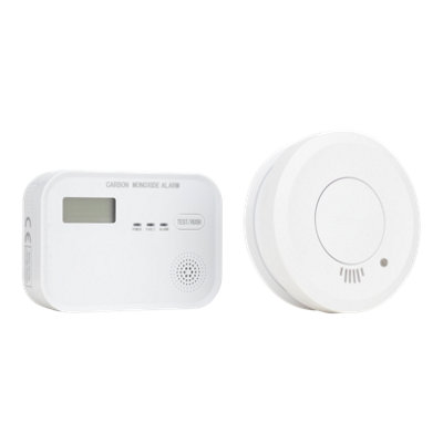 Smith & Locke Wireless Standalone Smoke & Carbon Monoxide Alarm Set With Replaceable BatterySet Of 2 from B&Q