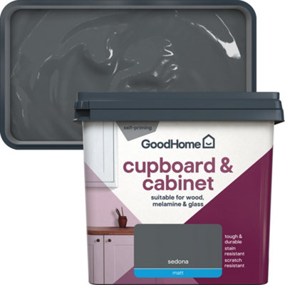 GoodHome Sedona Matt Cupboard & Cabinet Paint750Ml from B&Q