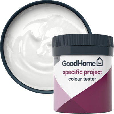 GoodHome Brilliant White Matt Colour Tester80Ml from B&Q