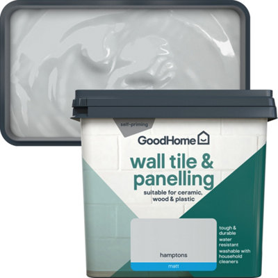 GoodHome Hamptons Matt Wall Tile & Panelling Paint750Ml from B&Q