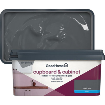GoodHome Sedona Matt Cupboard & Cabinet Paint2L from B&Q