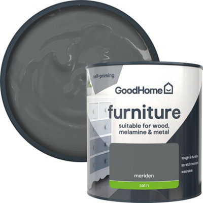 GoodHome Meriden Satin Furniture Paint500Ml from B&Q
