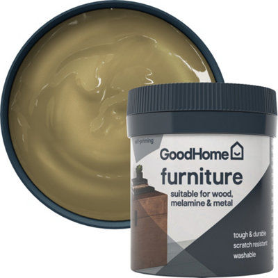 GoodHome Coachella Metallic Effect Satin Furniture Paint80Ml Tester Pot from B&Q