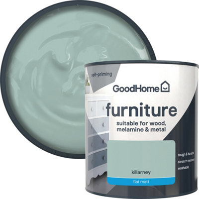 GoodHome Killarney Flat Matt Furniture Paint500Ml from B&Q