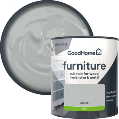 GoodHome Denali Satin Furniture Paint500Ml from B&Q