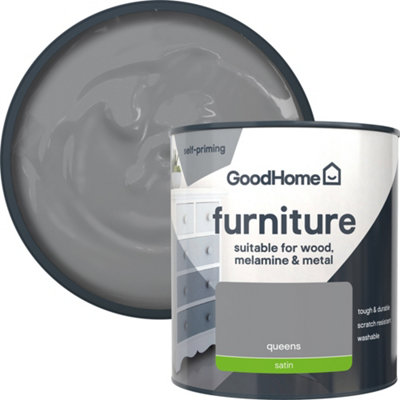 GoodHome Queens Satin Furniture Paint500Ml from B&Q