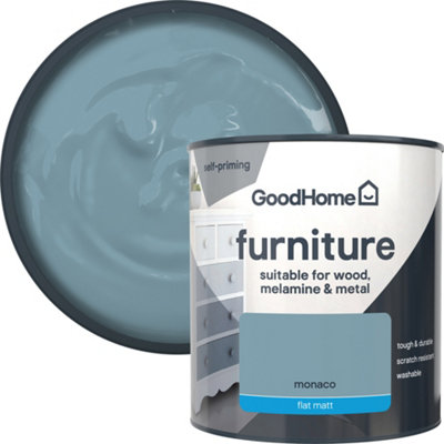 GoodHome Monaco Flat Matt Furniture Paint500Ml from B&Q