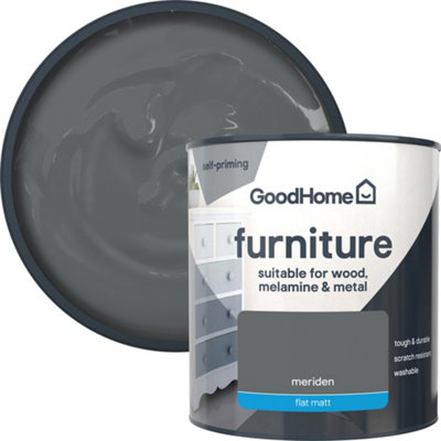 GoodHome Meriden Flat Matt Furniture Paint500Ml from B&Q