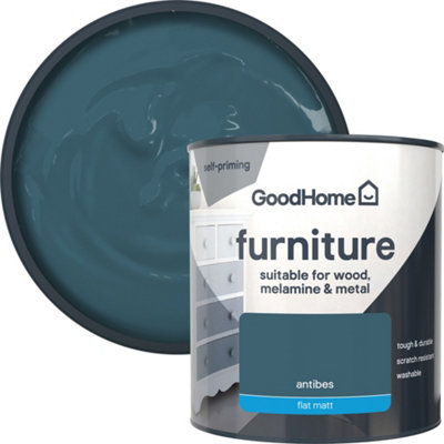 GoodHome Antibes Flat Matt Furniture Paint500Ml from B&Q