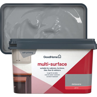 GoodHome Delaware Gloss Multi-Surface Paint2L from B&Q