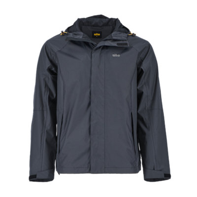 Site Orser Black Waterproof Jacket Large from B&Q
