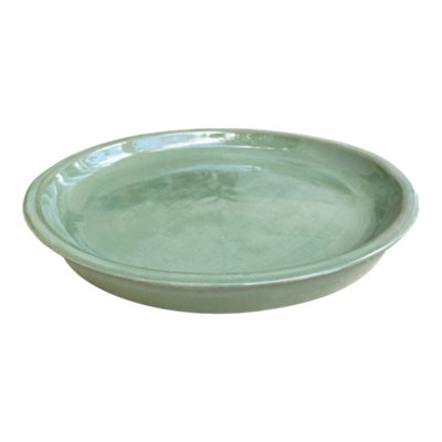 Verve Heritage Laurel Wreath Pot Saucer (Dia)24Cm from B&Q