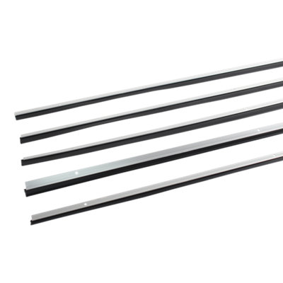 Volden Silver Draft Excluder Kit(L)1050mm (W)26mm from B&Q