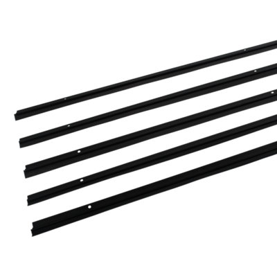 Volden Black Draft Excluder Kit(L)1050mm (W)26mm from B&Q