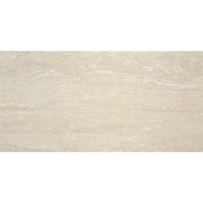 GoodHome Versova Beige Matt Stone Effect Porcelain Indoor Wall & Floor Tile Sample from B&Q