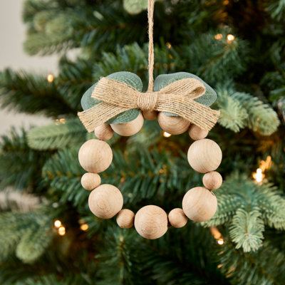 Shop Christmas decorations.