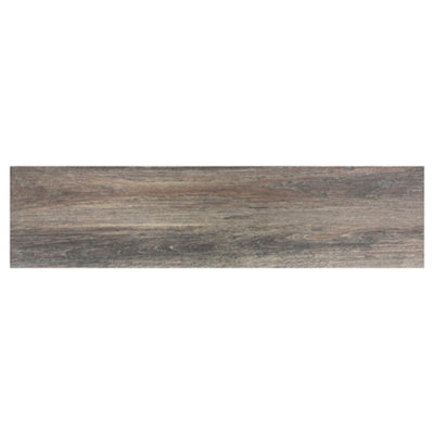 GoodHome Beyaz Natural Matt Wood Effect Porcelain Indoor Wall & Floor Tile Sample from B&Q