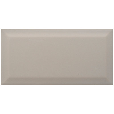 GoodHome Trentie Taupe Gloss Textured Ceramic Indoor Wall Tile Sample from B&Q