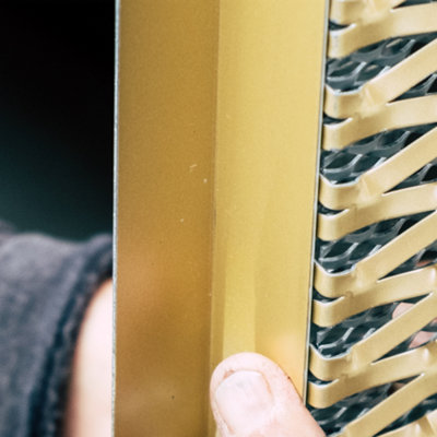 Shop builder's metalwork.