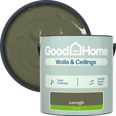 B&Q -  Coragh Silk Wall & Ceiling Emulsion Paint2.5L