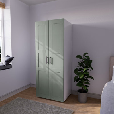  - Atomia Matt Reed Green Modular Furniture Door(H) 1872mm (W) 372mm