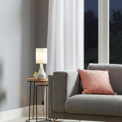 GoodHome Tertrez Teardrop Matt Aqua Table Lamp from B&Q