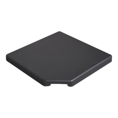 GoodHome Moku Dark Shadow Square Parasol Base 25Kg Tile from B&Q