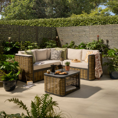 Shop rattan garden sets.