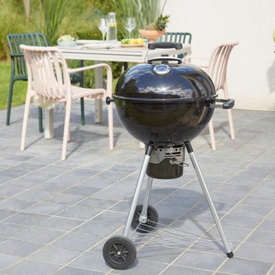 GoodHome Elland Black Charcoal Round Bbq 47Cm from B&Q